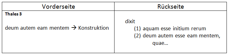Tippkärtchen zu Thales, Text 3