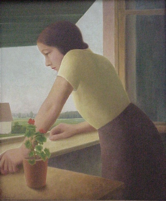 Georg Schrimpf, Ausschauende, 1932