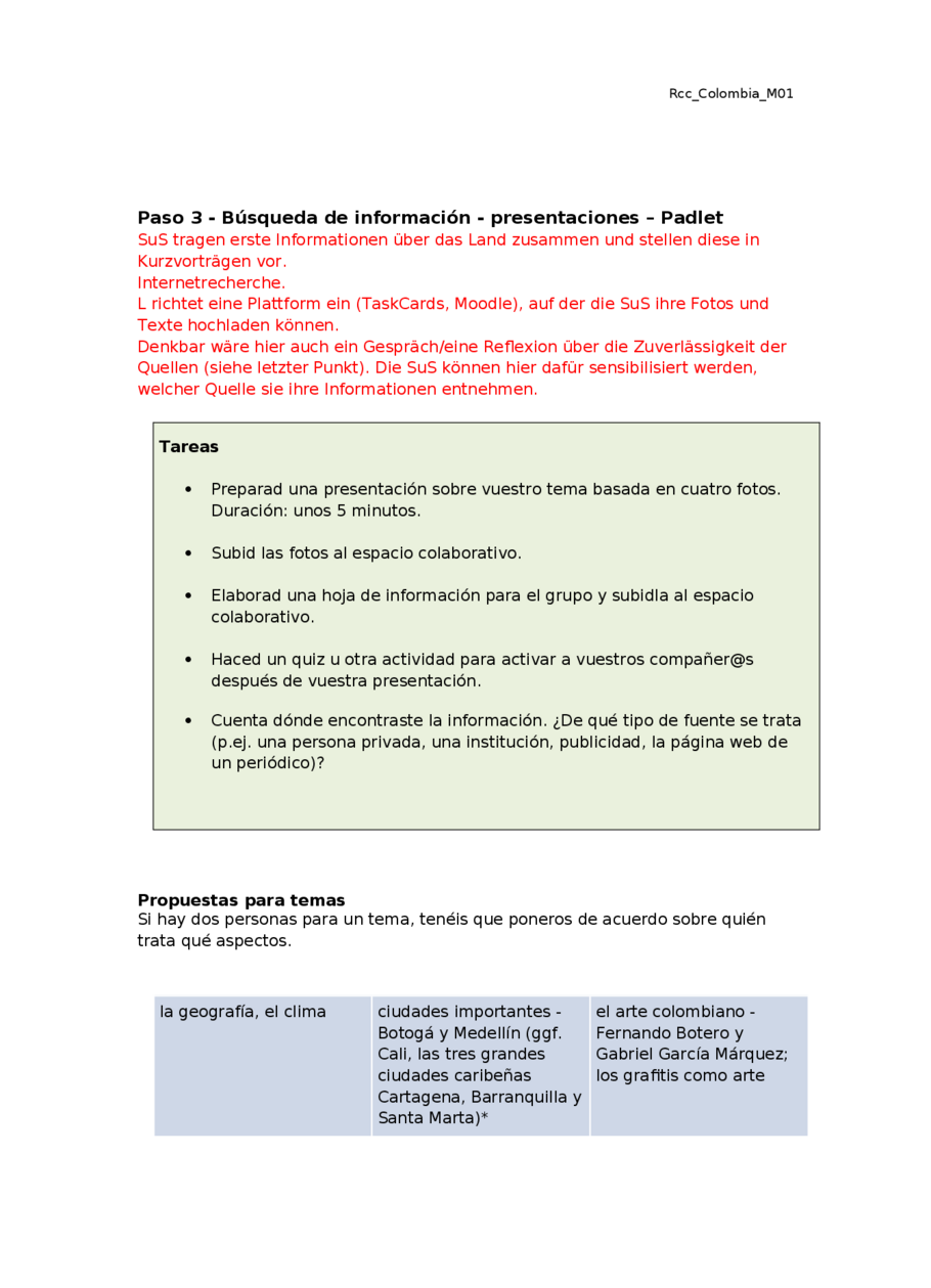 Acercamiento, Seite 2