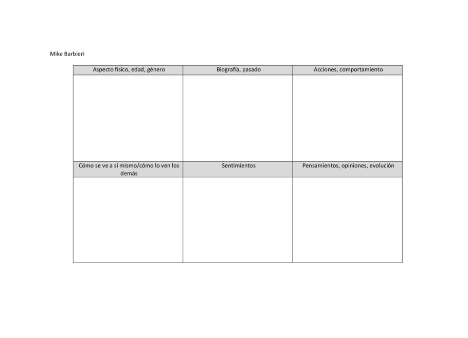 Póster de un personaje: Mike Barbieri, Seite 2