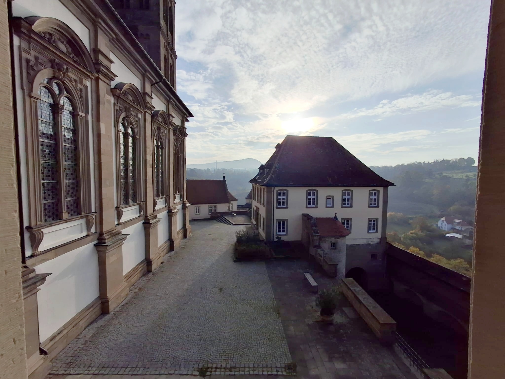 Stimmungsbild aus dem Innenbereich der Comburg